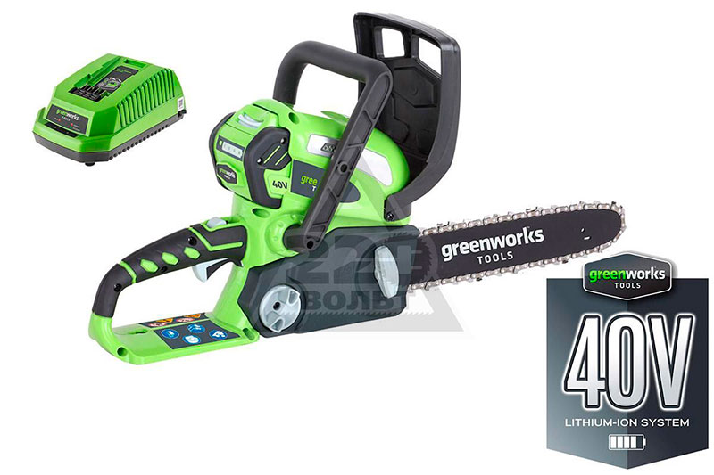 GREENWORKS G40CS30K2 - комплектация